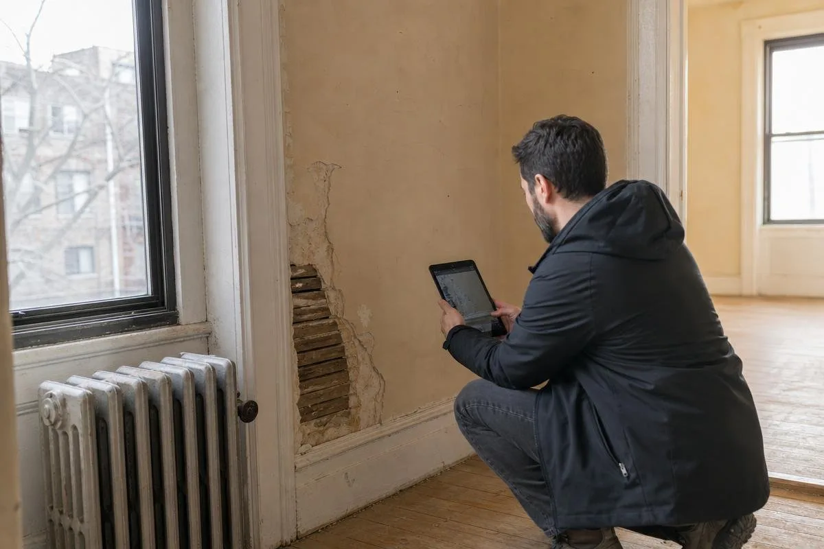 pre-war apartment renovation Brooklyn condition assessment